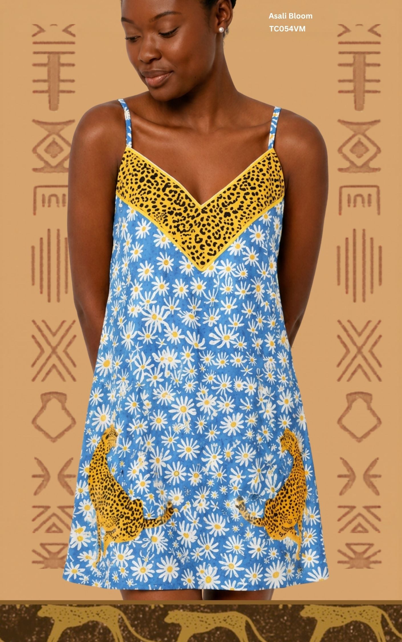 The Thandi Cami Nightie – Asali Bloom TC054