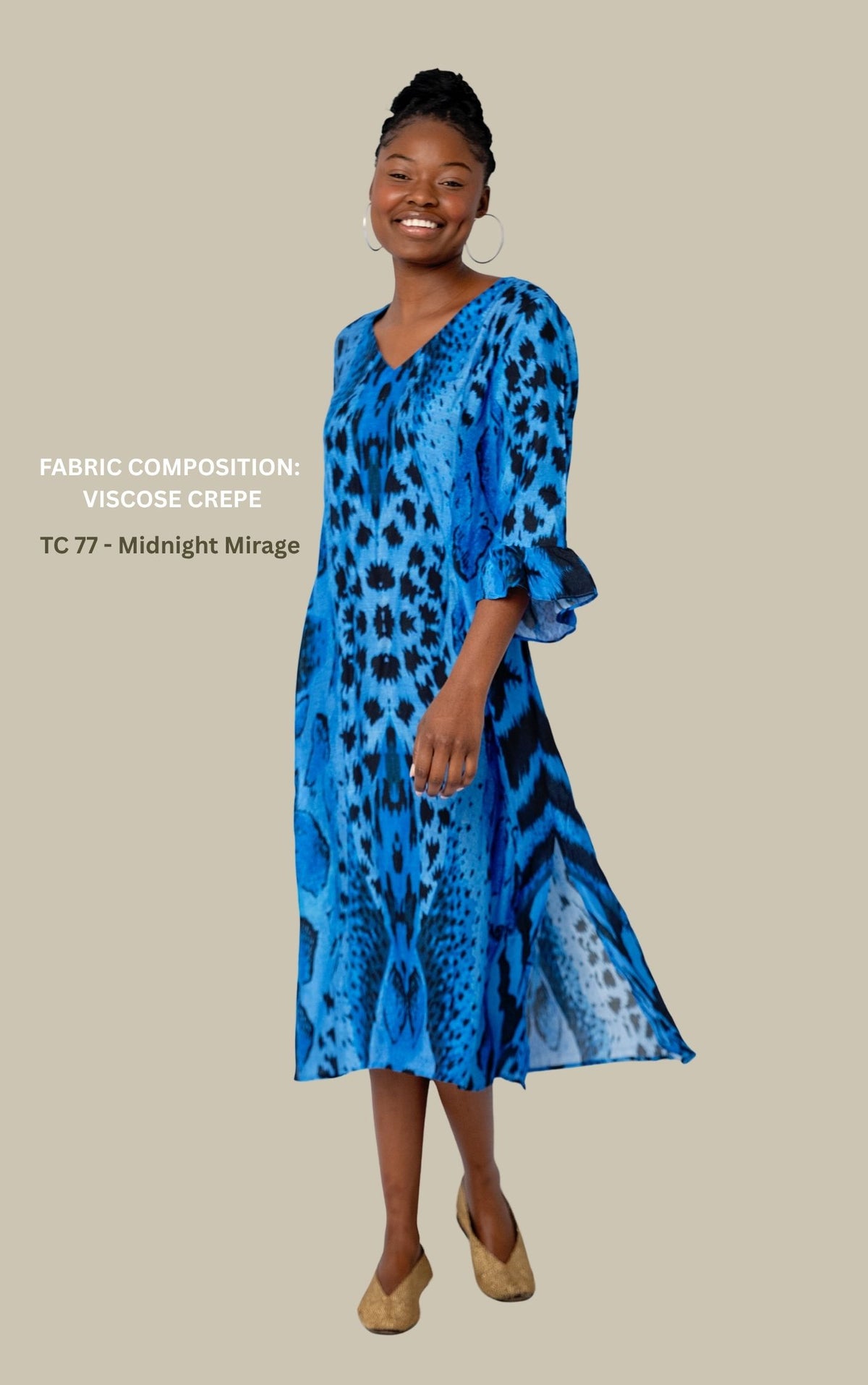 The Alia Dress – Midnight Mirage