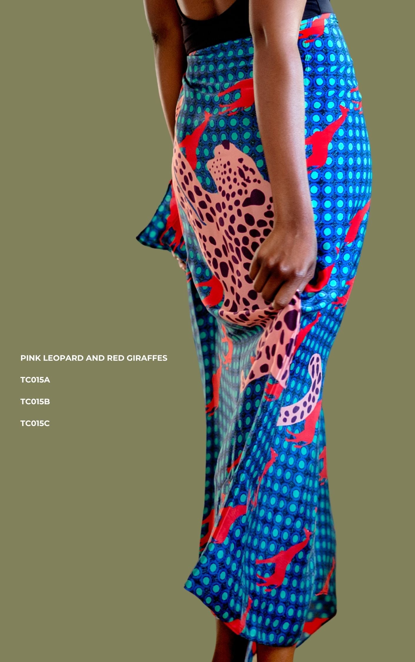 The Luxury Scarf Collection – Pink Leopard and Red Giraffes