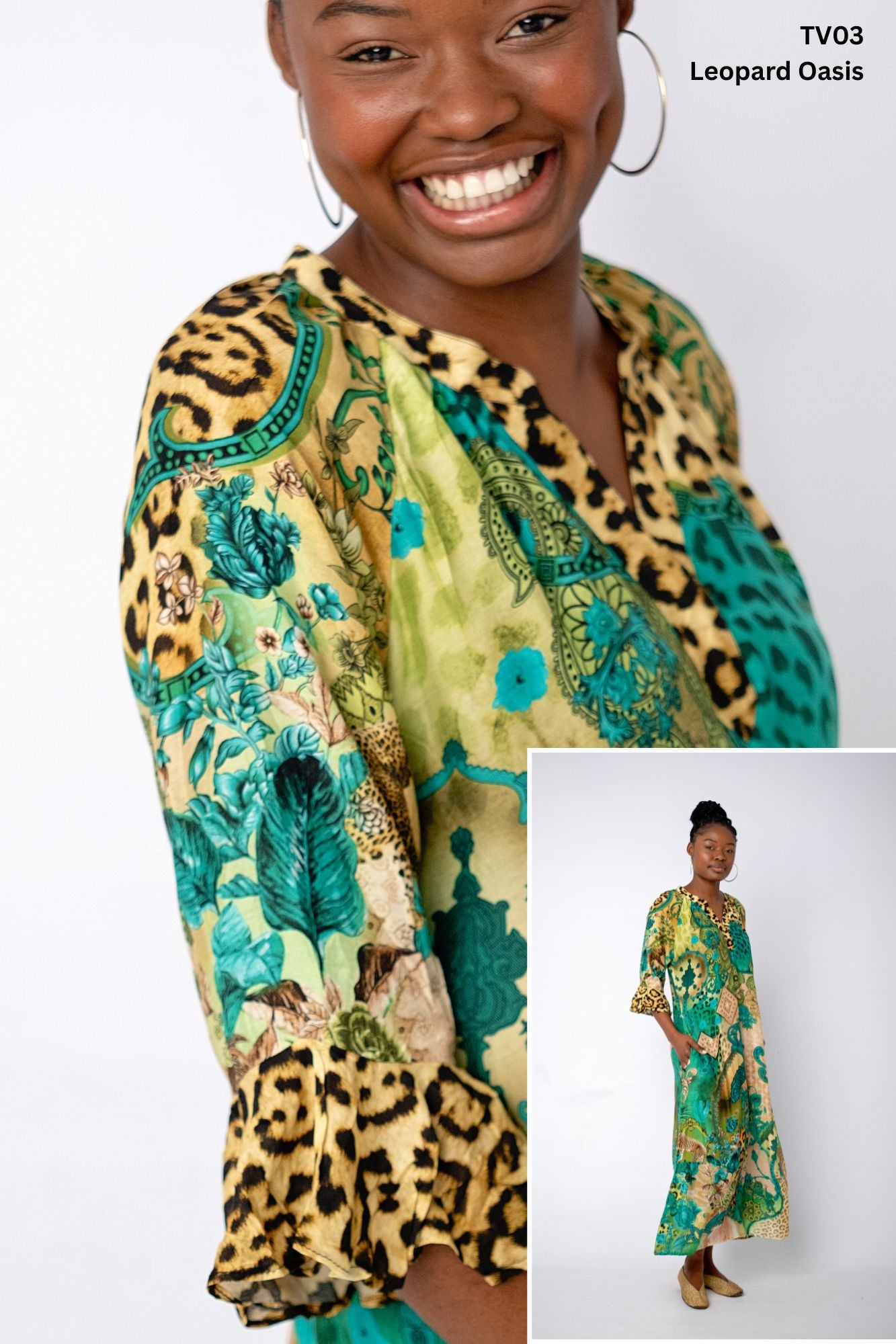 Jubilee Dress – Leopard Oasis