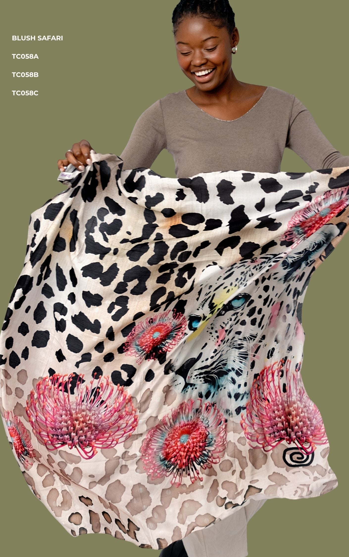 The Luxury Scarf Collection – Blush Safari