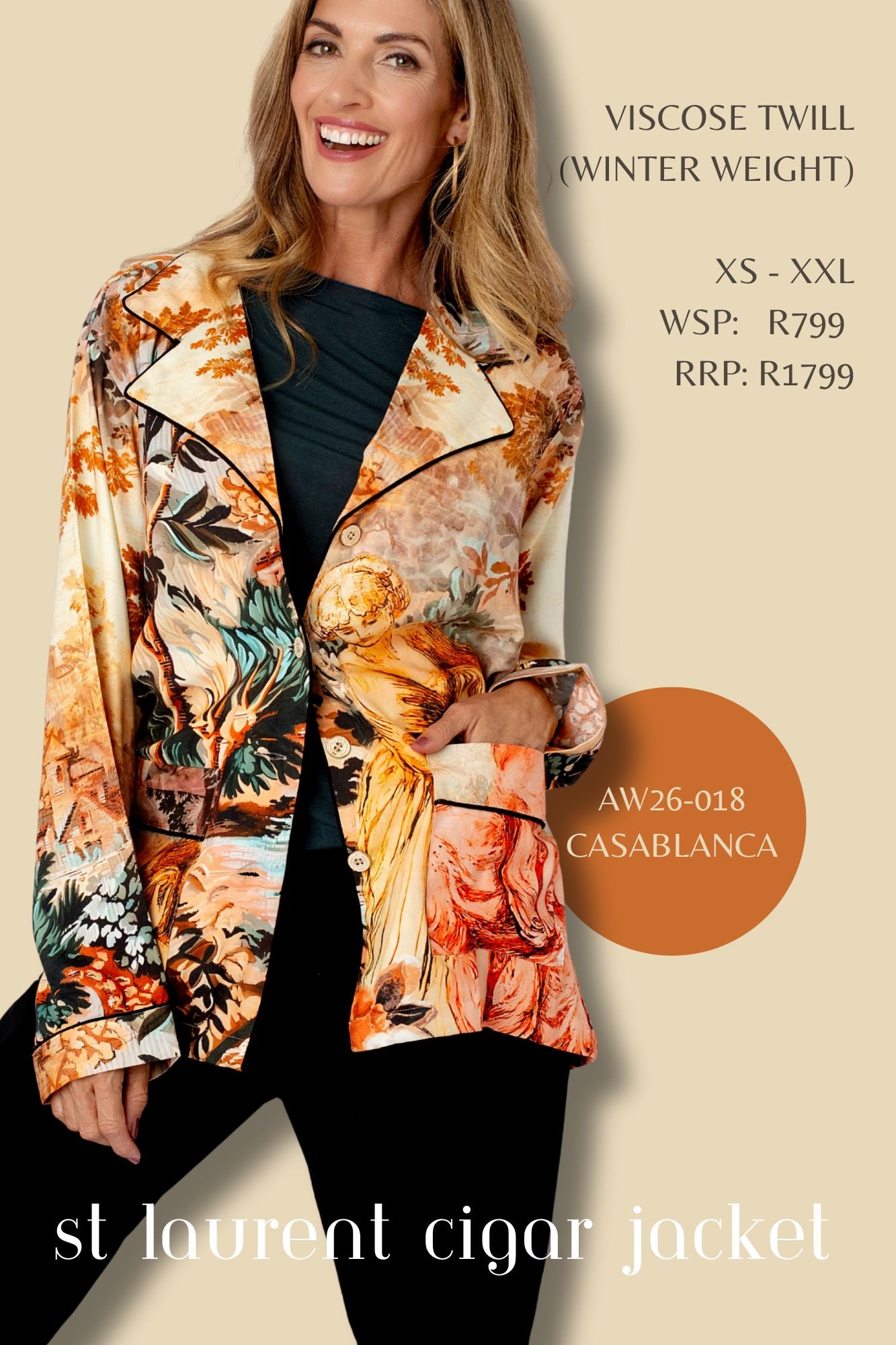 CIGAR JACKET IN CASABLANCA