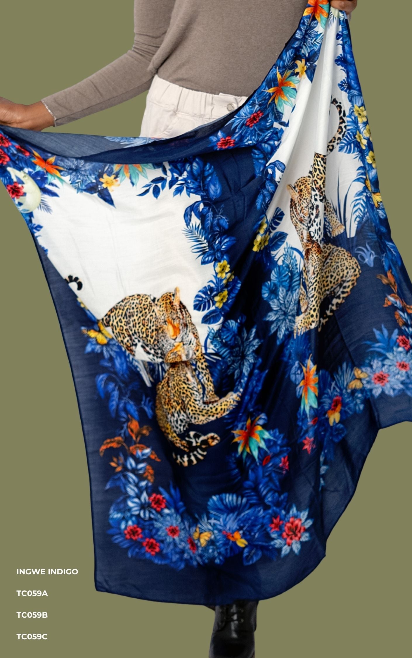 The Luxury Scarf Collection – Ingwe Indigo