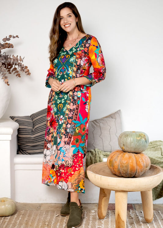 Gloria Dress in Tagine