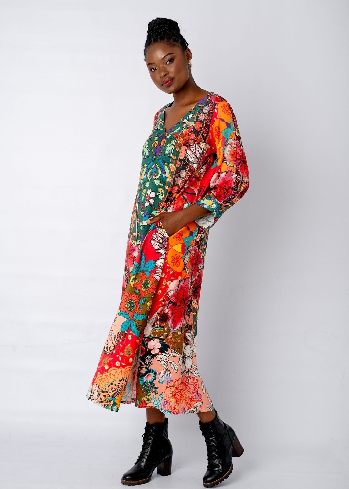 Gloria Dress in Tagine