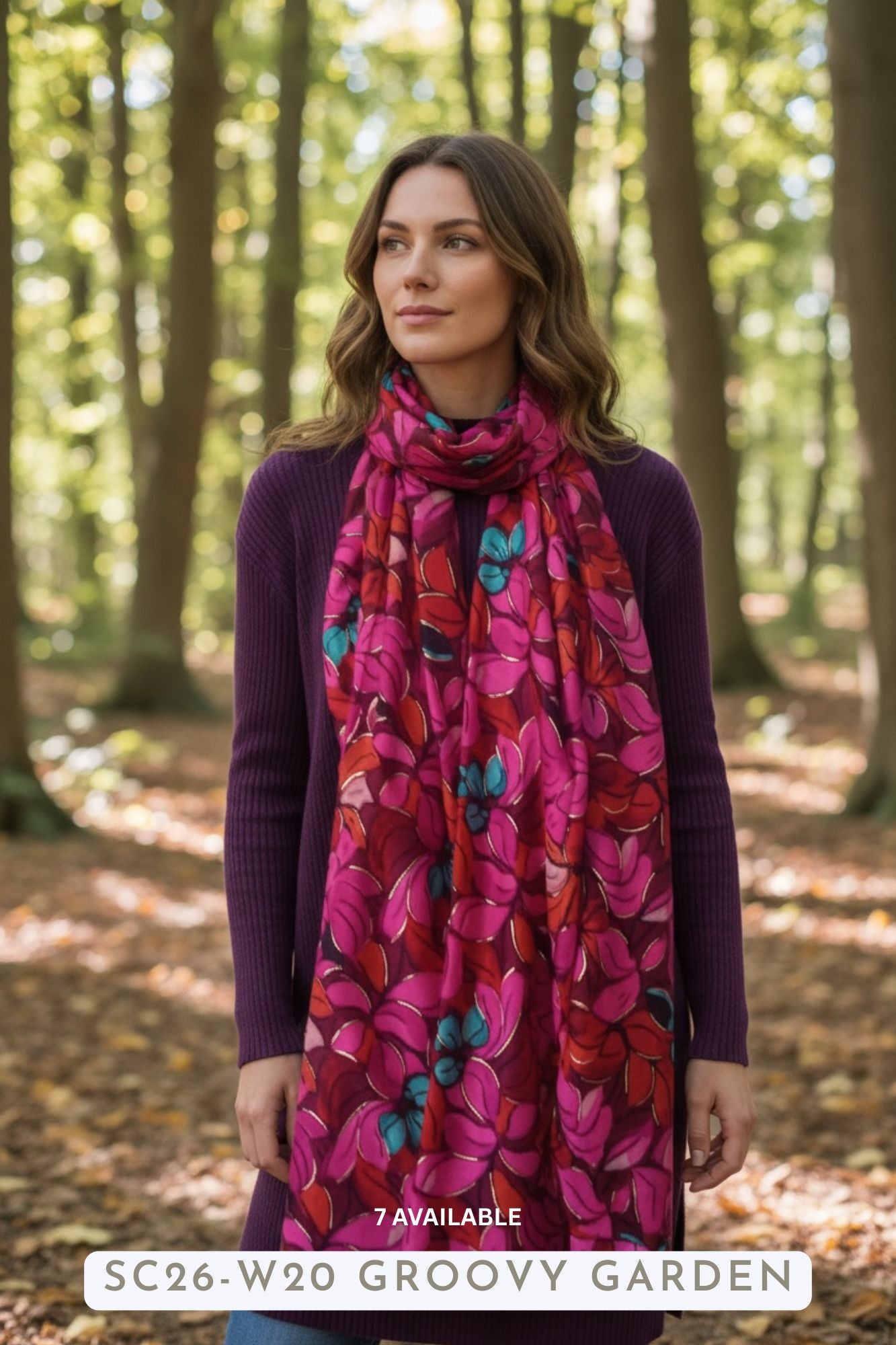 Winter Scarf Groovy Garden