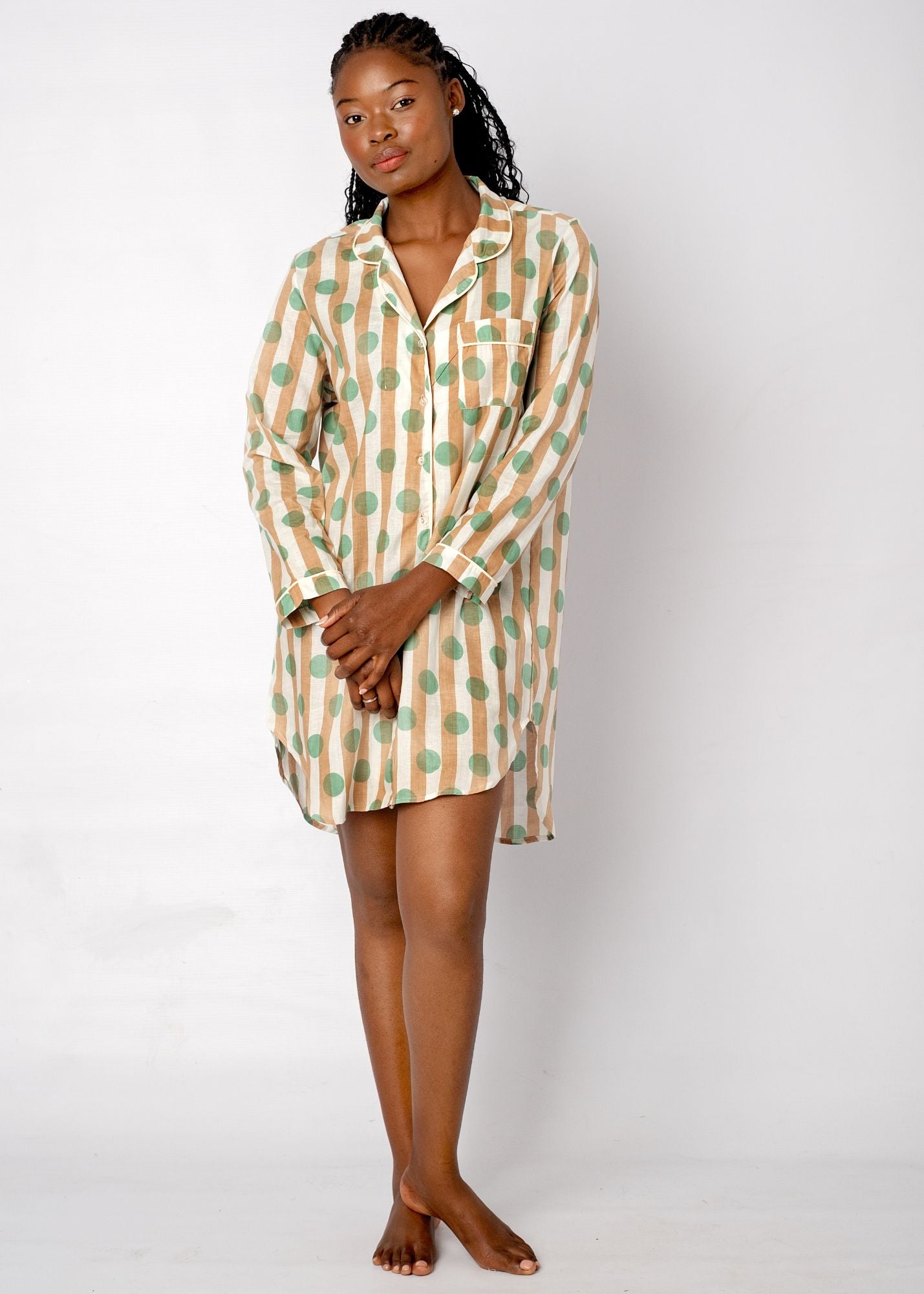 Long Sleeve Sleepshirt Dotty Daydreams