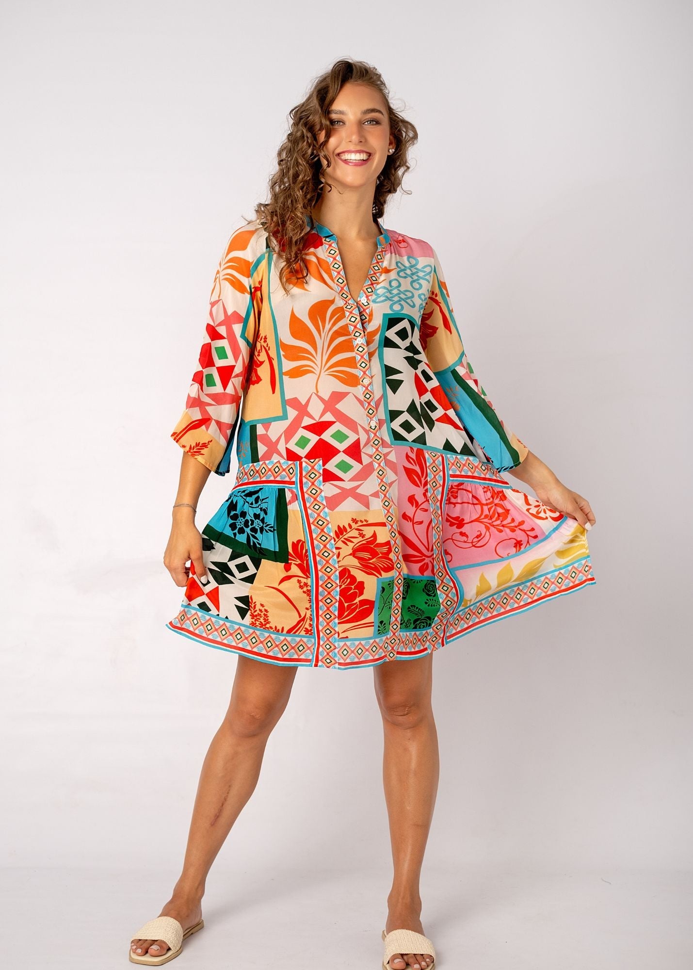 Amalfi Dress in Summer Shapes