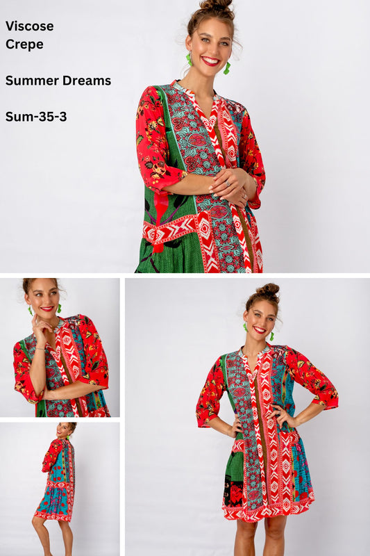 Amalfi Dress in Summer Dreams