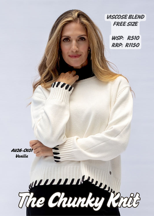 THE CHUNKY KNIT IN VANILLA