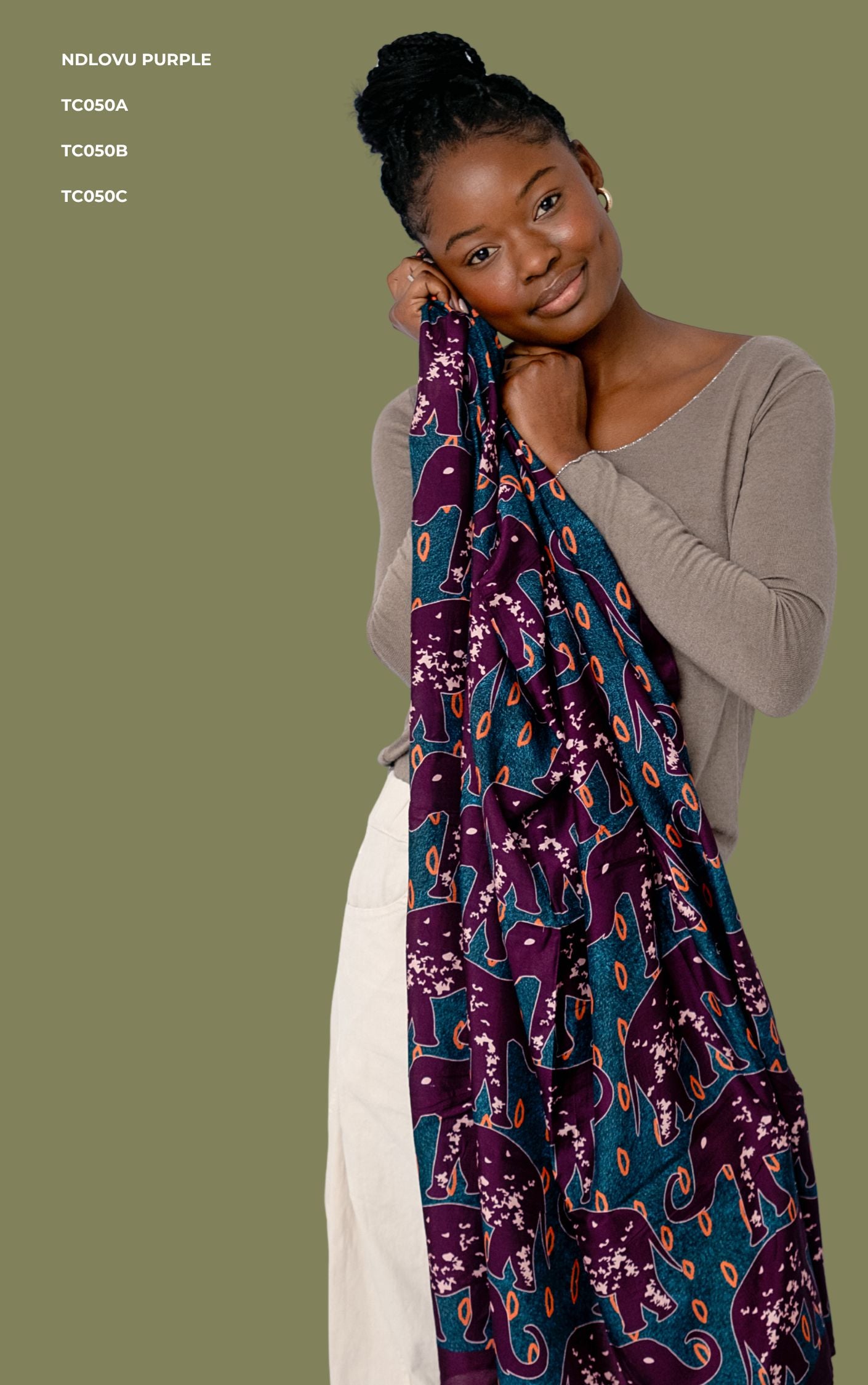 The Luxury Scarf Collection – Ndlovu Purple