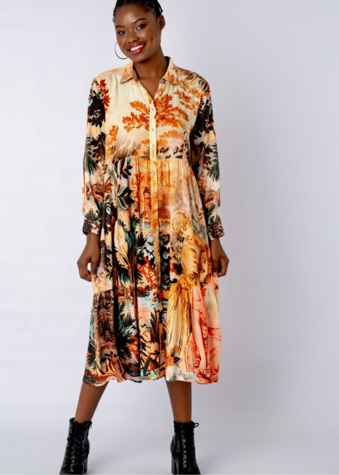 Lyra dress in Casablanca Print