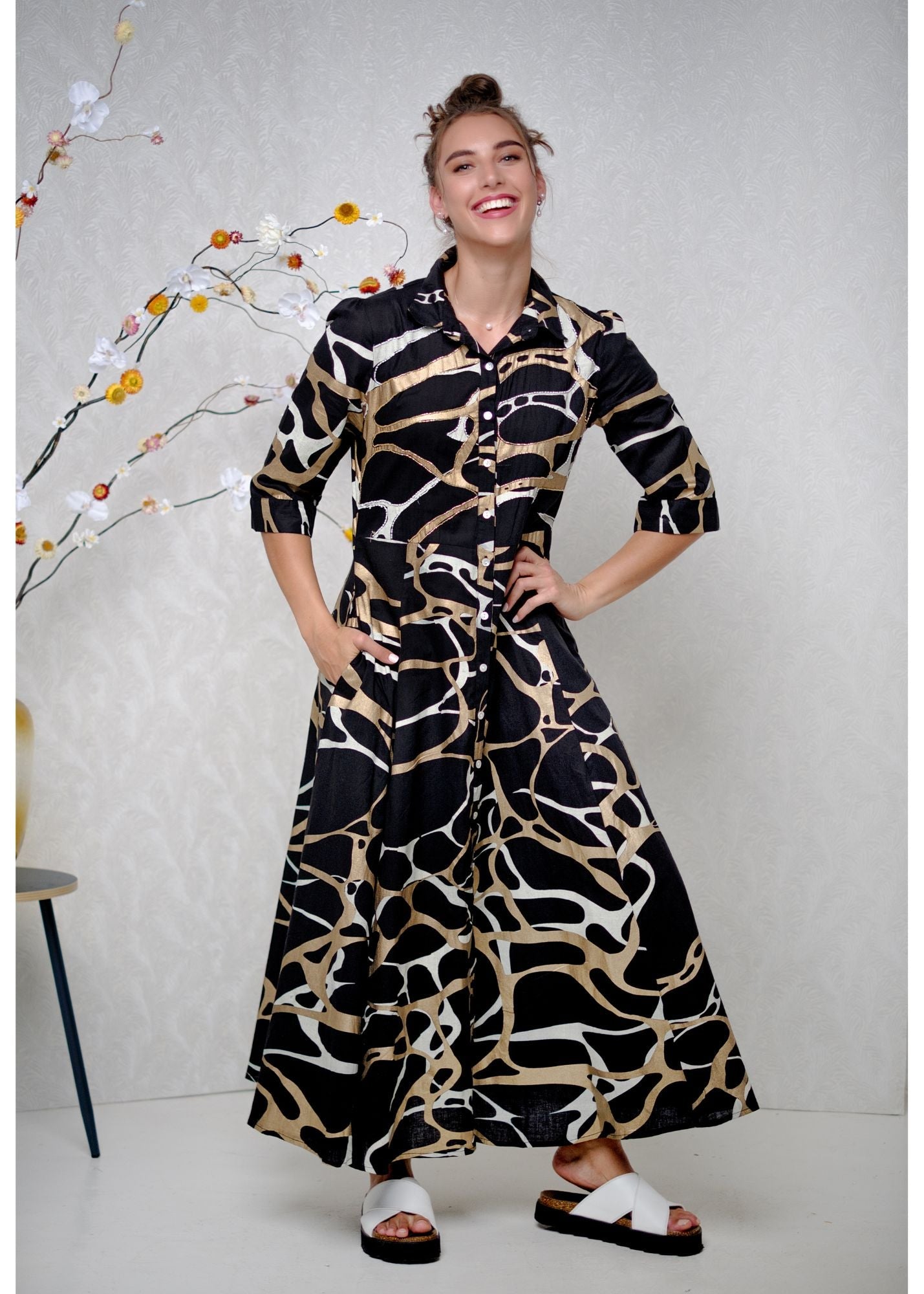 Bella Donna Dress in Night Lights