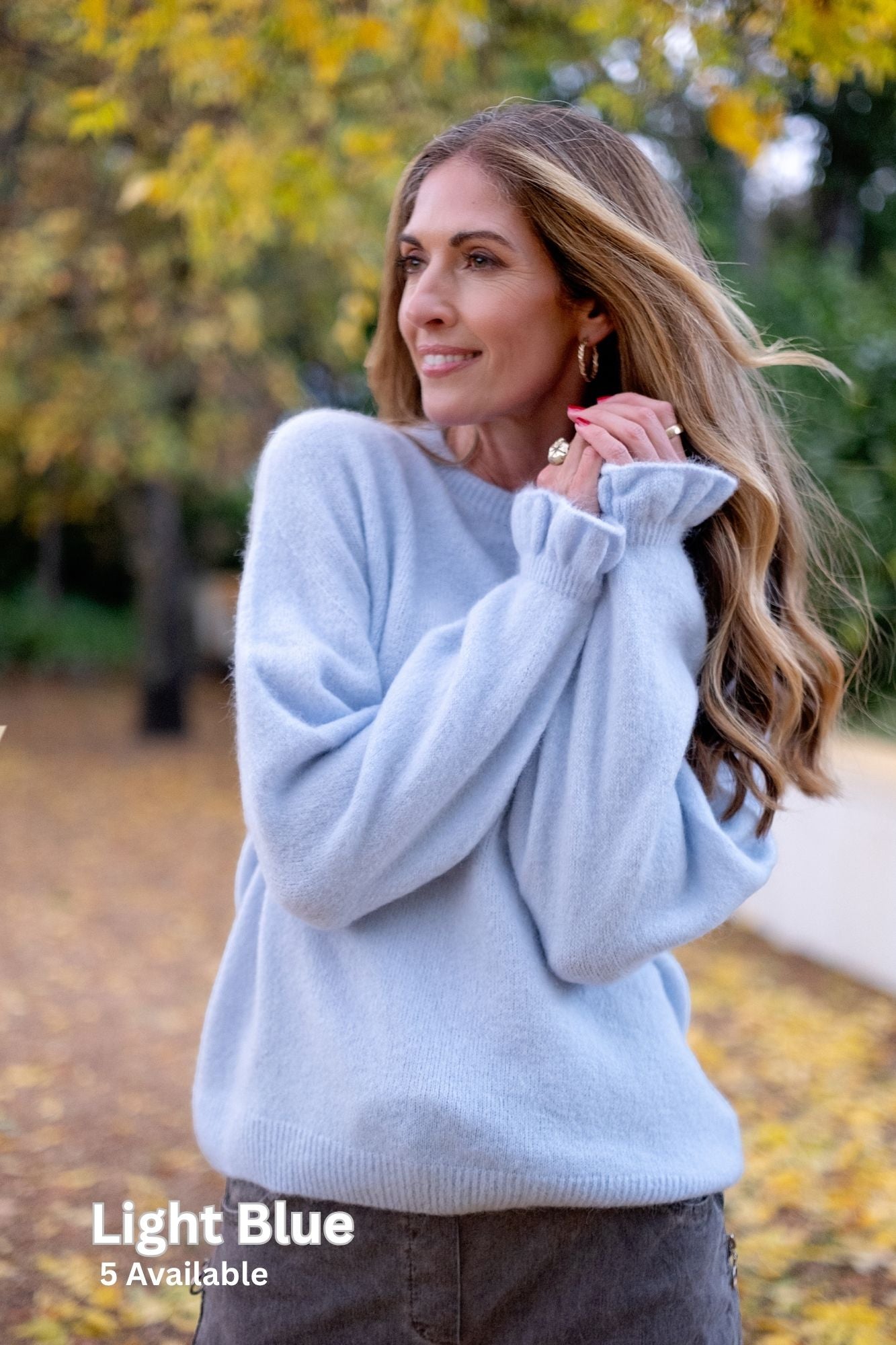 Petal Knit in Light Blue