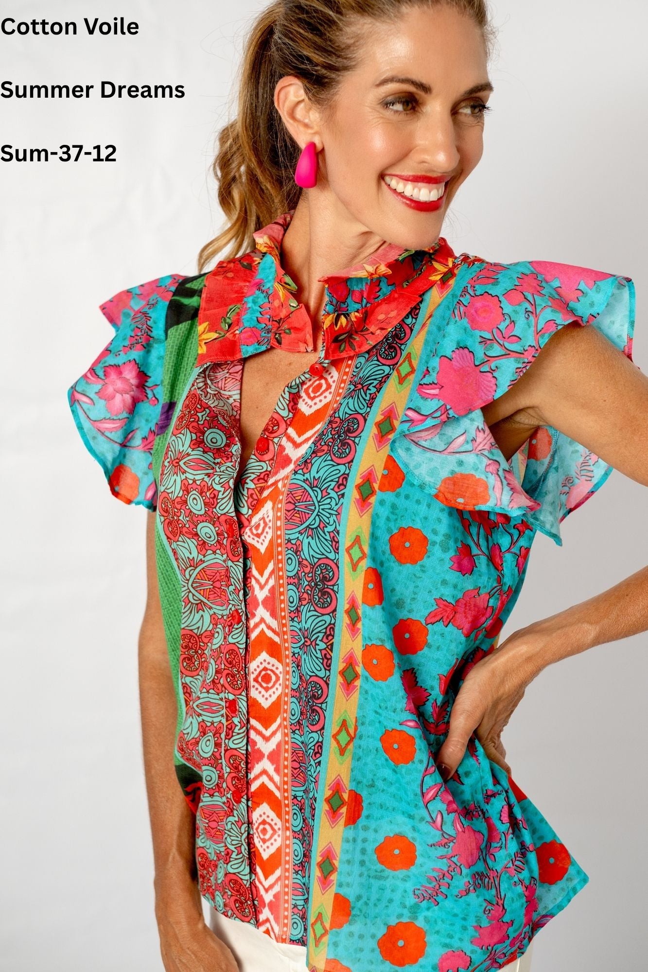 Paradise Blouse in Summer Dreams