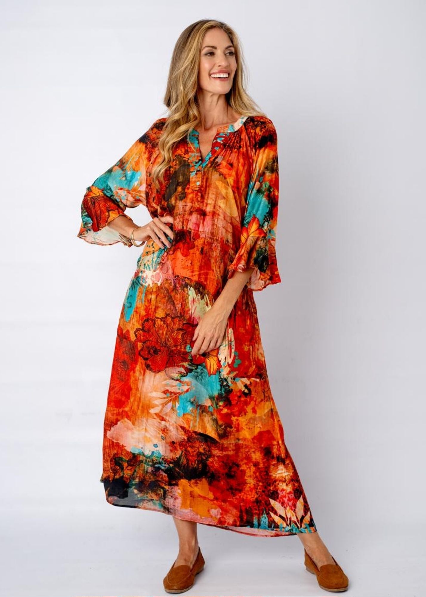 Jubilee Dress in Pimento