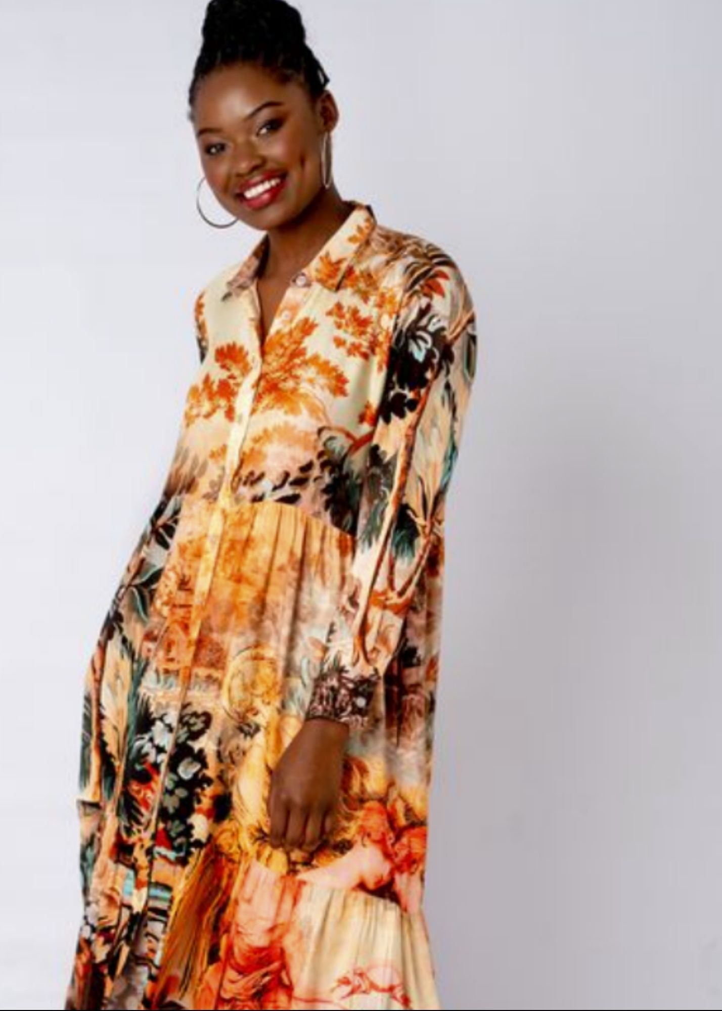 Lyra dress in Casablanca Print