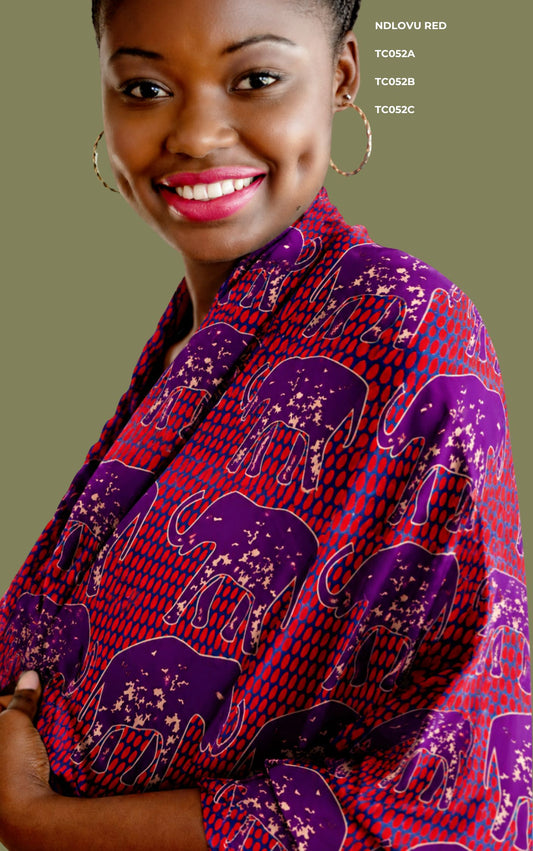 The Luxury Scarf Collection – Ndlovu Red