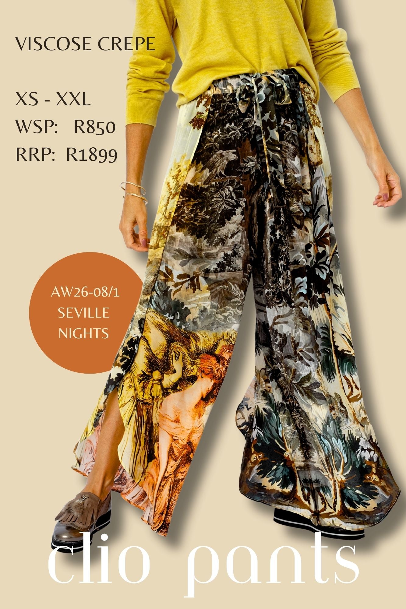 CLIO PANTS IN SEVILLE NIGHTS
