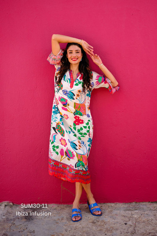 Jubilee Dress In Ibiza Infusion