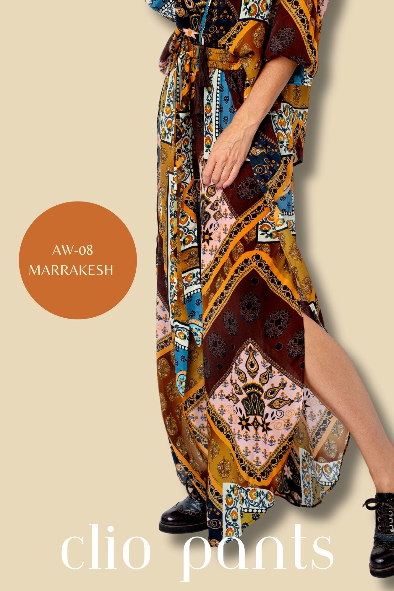 CLIO PANTS IN MARRAKESH