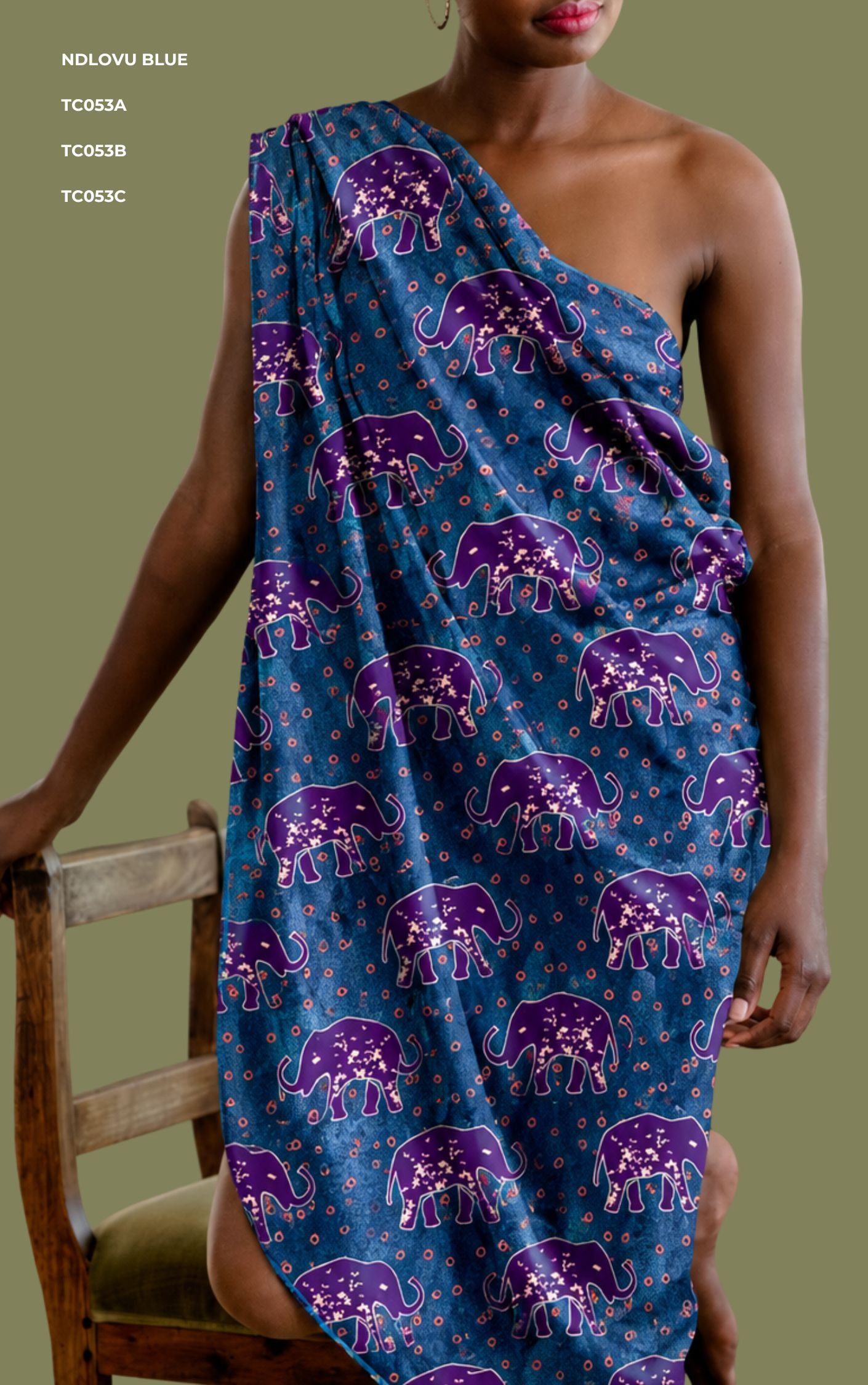 The Luxury Scarf Collection – Ndlovu Blue