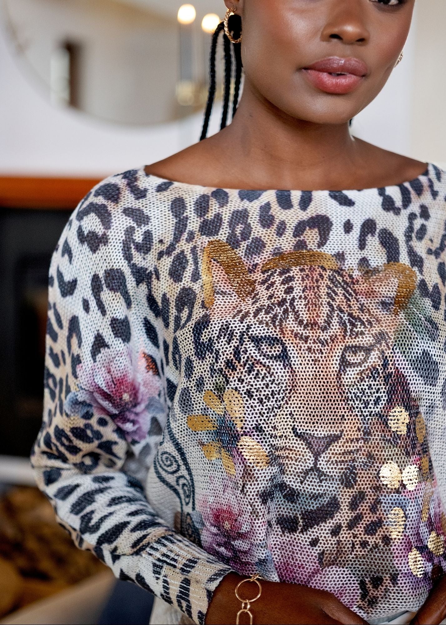 Élan Knit Top in Serengeti Bronze