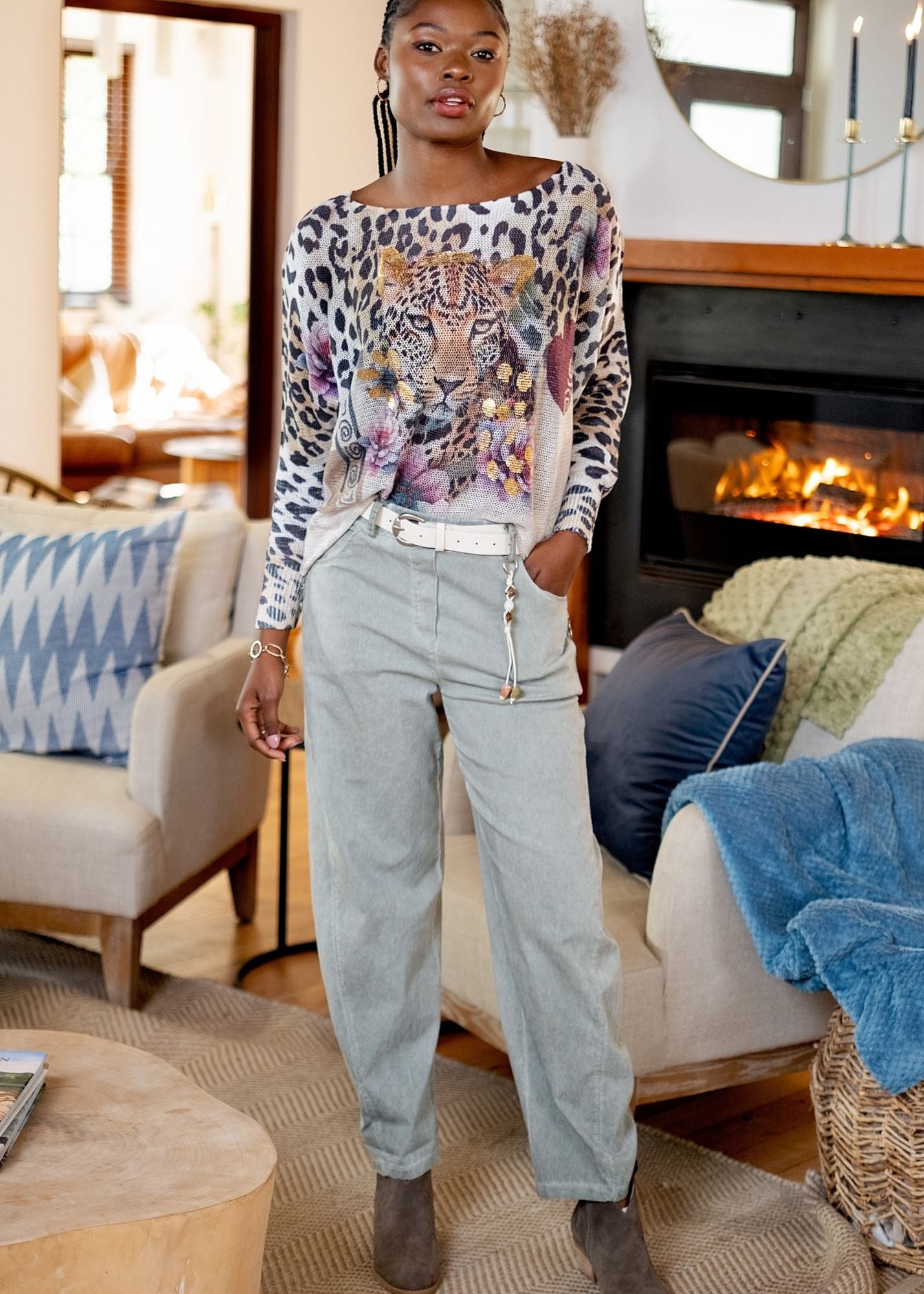Élan Knit Top in Serengeti Bronze
