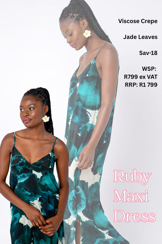 Ruby Maxi Dress – Jade Leaves