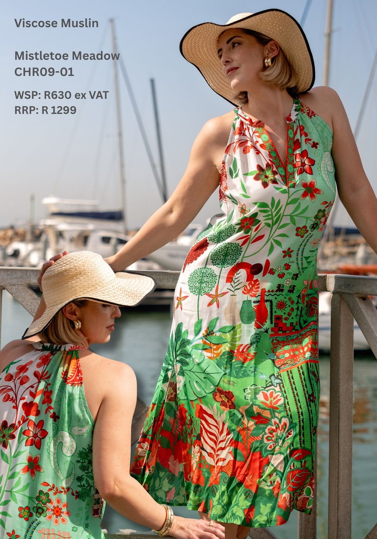 Sunshine Bliss Dress in Mistletoe Meadow