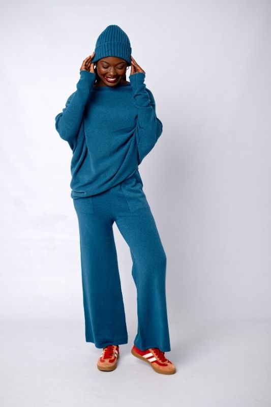 Urban Cozi Knit Pants in Breonne Blue