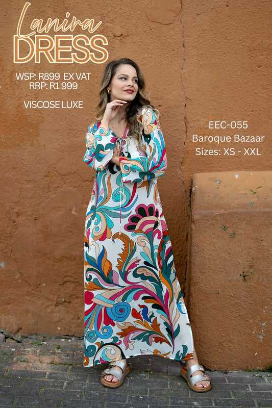 Lanira Dress in Baroque Bazaar
