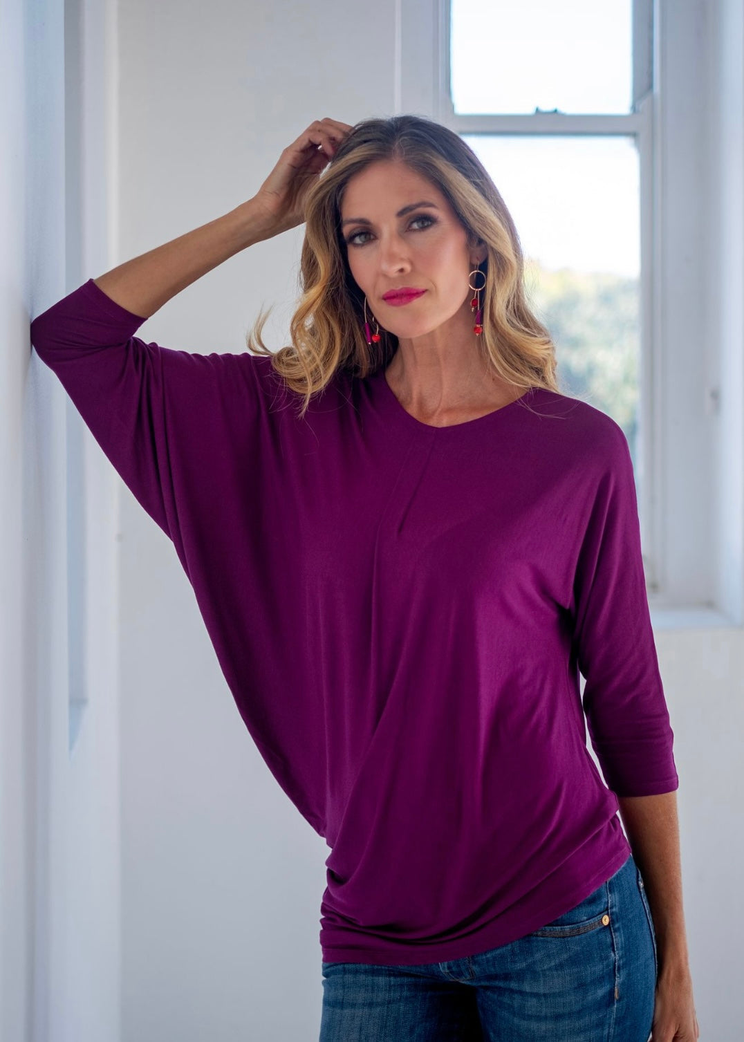 Melany Top in Purple